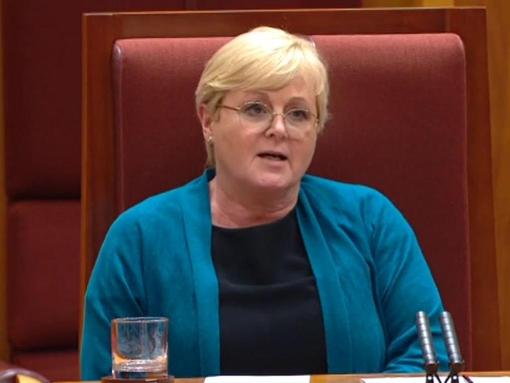 Senator Linda Reynolds was in the chair at the time of the incident.