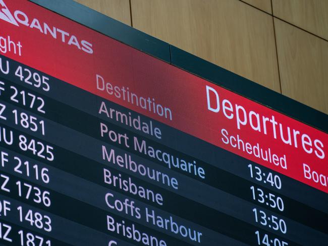 Qantas signage seen at Sydney Airport, Sydney, Friday, June 19, 2020. Qantas Group chief executive Alan Joyce says almost 400,000 seats have been sold on Qantas and JetstarÃ¢â¬â¢s domestic networks in the past two weeks, after some state borders opened. (AAP Image/James Gourley) NO ARCHIVING