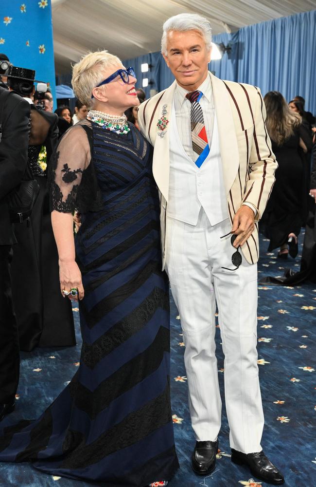Australian director Baz Luhrmann and Catherine Martin. Picture: Angela WEISS / AFP