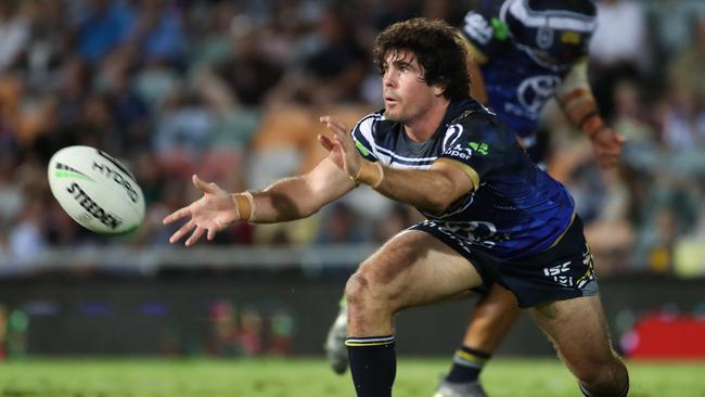 Jake Granville needs to work on his runnig game. Picture: AAP Image/Michael Chambers