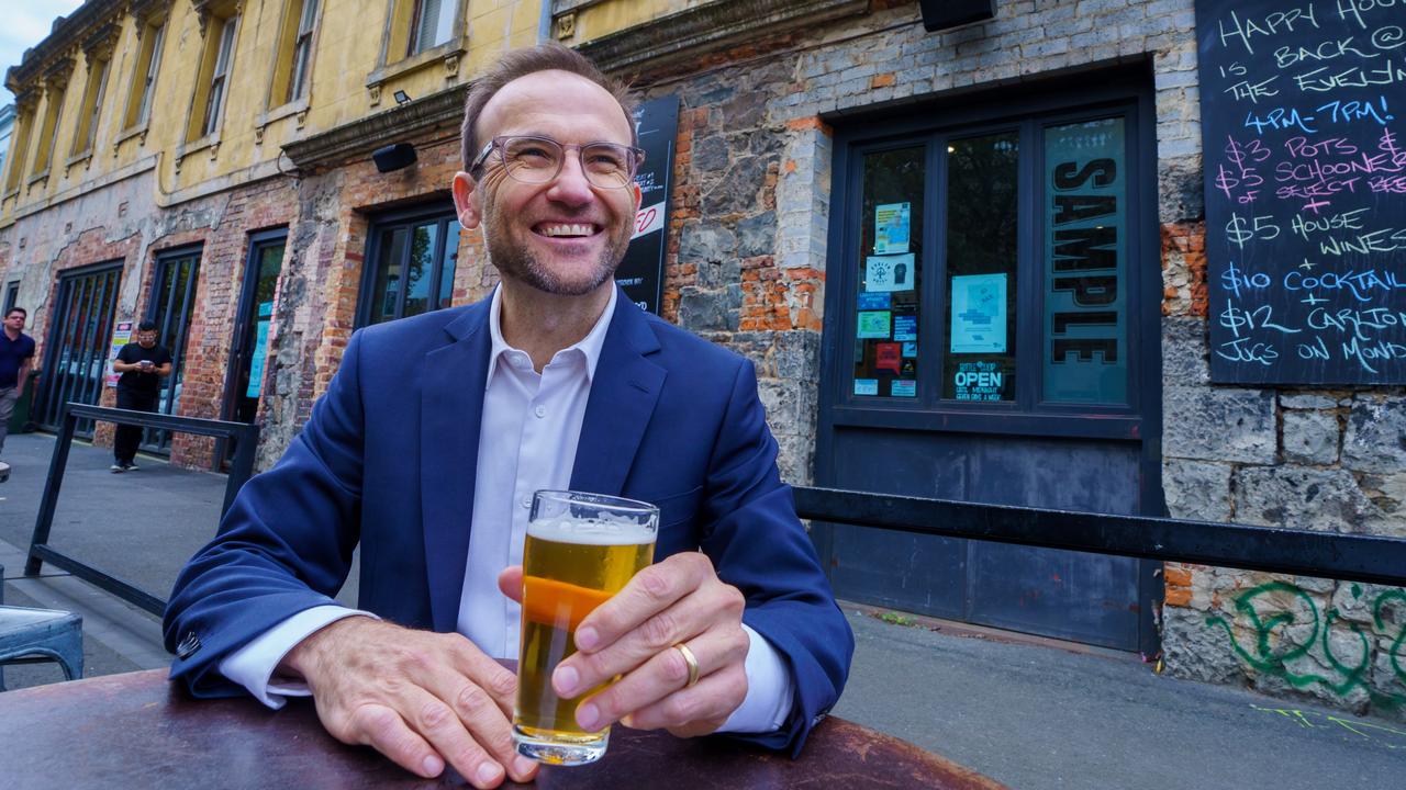 The Greens and their leader Adam Bandt are looking to rally young Aussies at the election. Picture: Jay Town.