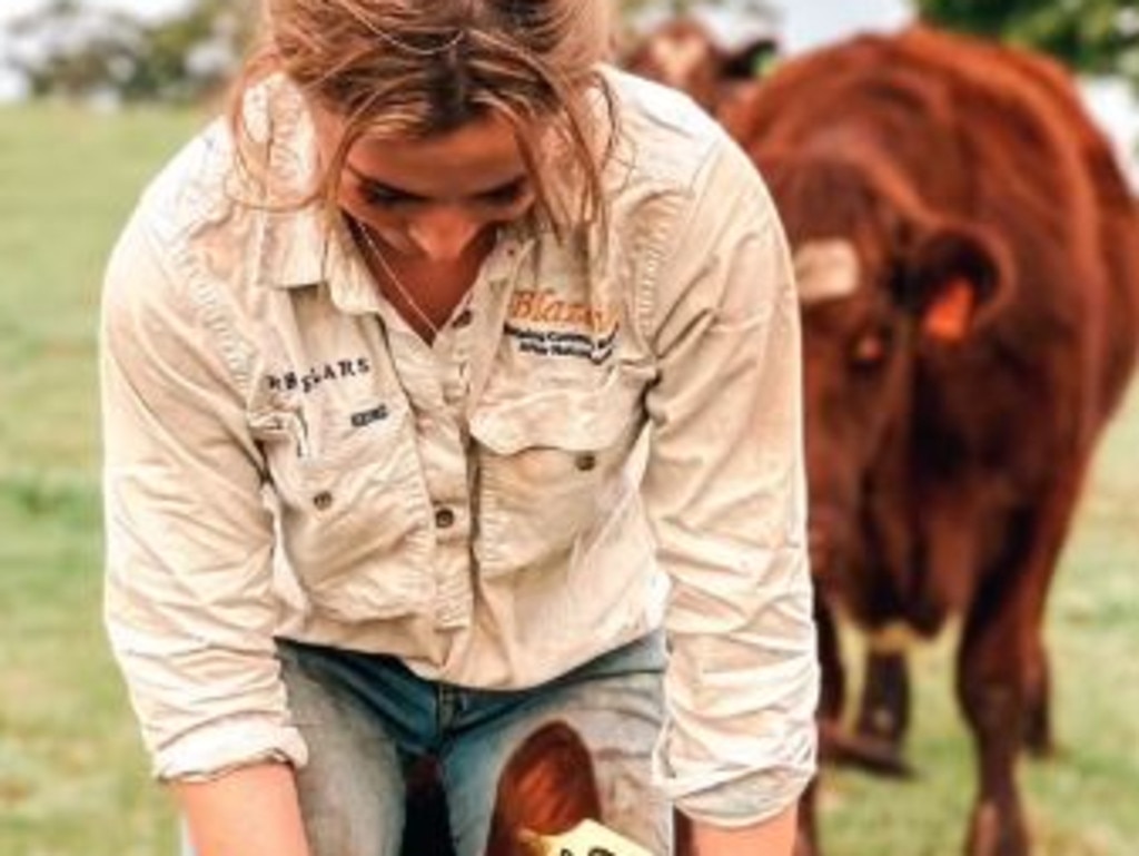 Ms Loane planned to one day take over the family farm. Picture: TikTok