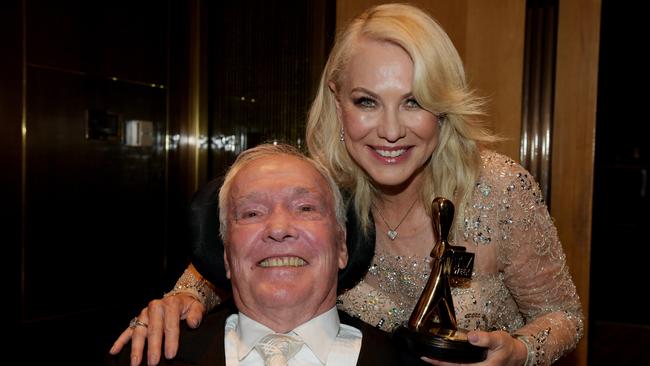 Kennerley with her late husband John. Picture: AAP Image/Tracey Nearmy