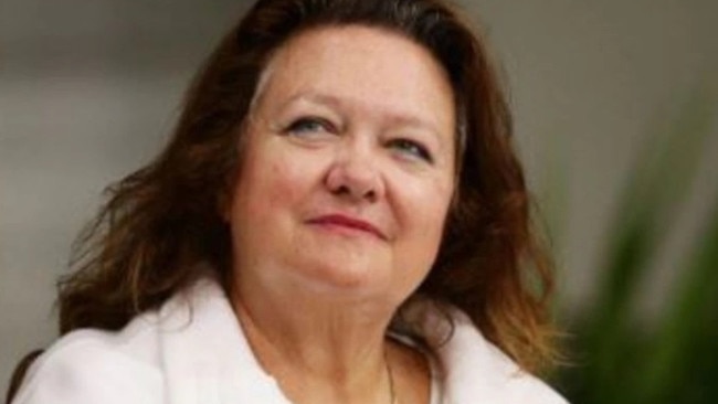 Gina Rinehart.