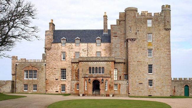 Castle of Mey on the north coast of Scotland.