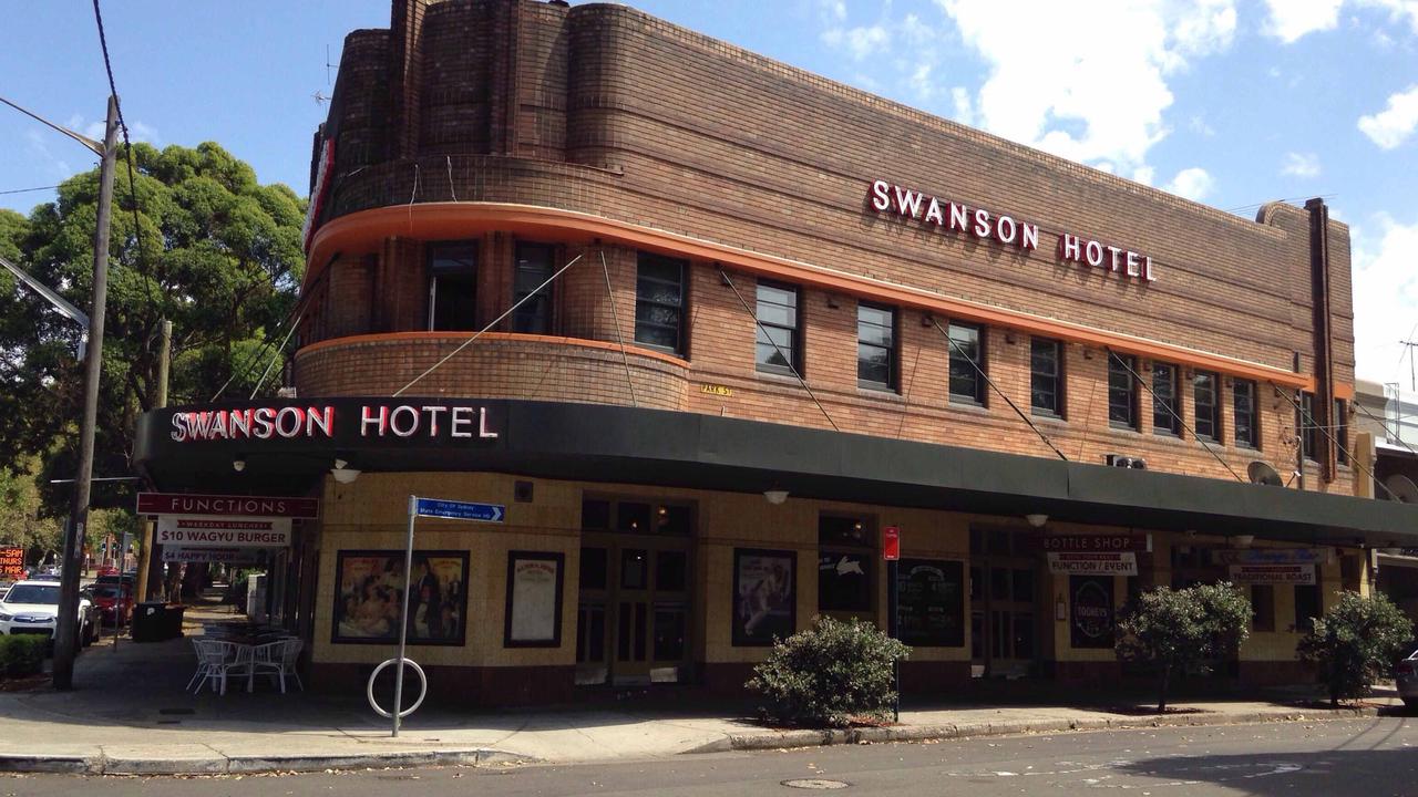 The site of the Swanson Hotel in Erskineville is up for lease.