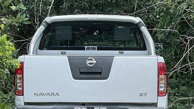 A stolen Nissan Navara was found dumped in bushes at Caravonica. Picture: Facebook