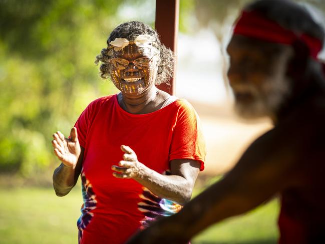 Indigenous performance on the Tiwi Islands. Picture: Tourism Australia