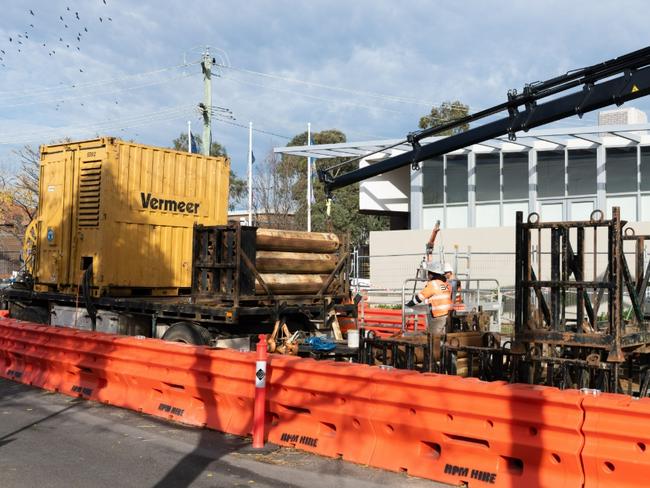 Suburban Rail Loop - micro tunnelling 'mini-TBM' has started digging in Clayton - part of the first stage of construction on SRL East, images: Suburban Rail Loop Authority