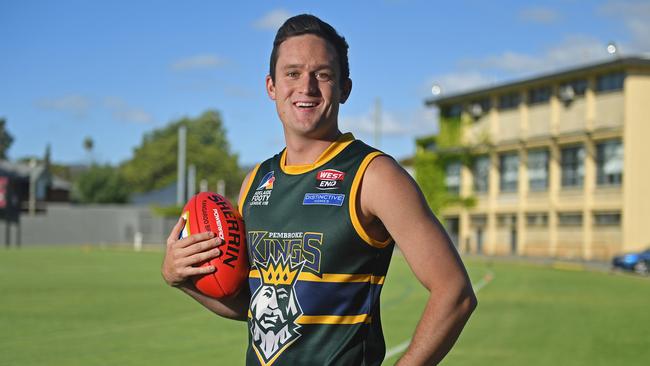 Pembroke Old Scholars pulled off a signing coup by luring Alex Forster from division one premiers Payneham Norwood Union. Picture: Tom Huntley