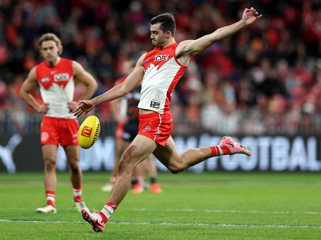 McDonald is determined to be the Swans’ man for the big occasion and can’t wait to have an opportunity to kick the matchwinner again. Picture: Brendon Thorne/AFL Photos/Getty Images