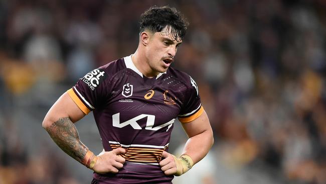 Kotoni Staggs could miss the start of the 2023 season after being booked in for off-season surgery. Picture: NRL Photos