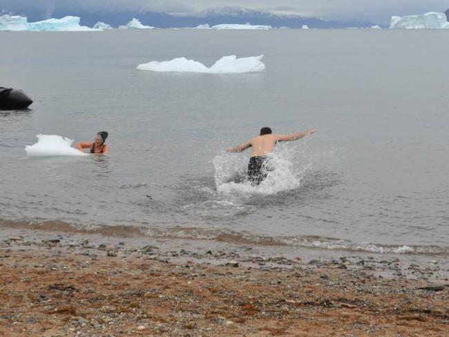 For the ultimate chill-out experience, take the polar plunge.