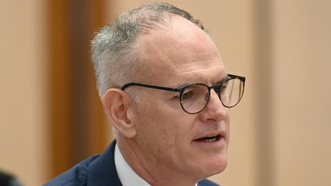 News Corp Australasia executive chairman Michael Miller in Canberra on Friday. Picture: NewsWire / Martin Ollman