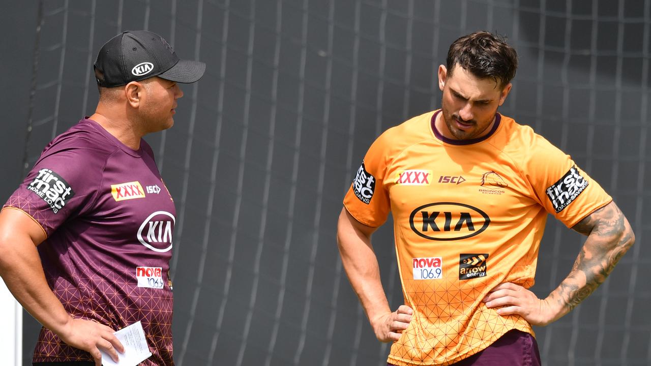 Jack Bird (right) has been given permission to negotiate with rival clubs. (AAP Image/Darren England).