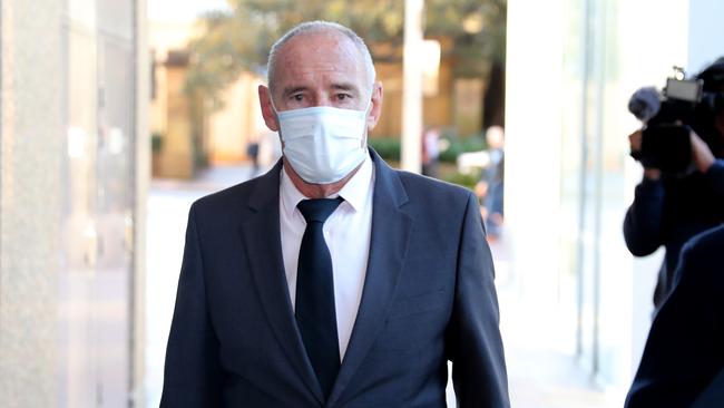 Chris Dawson arrives at court. Picture: NCA NewsWire / Damian Shaw