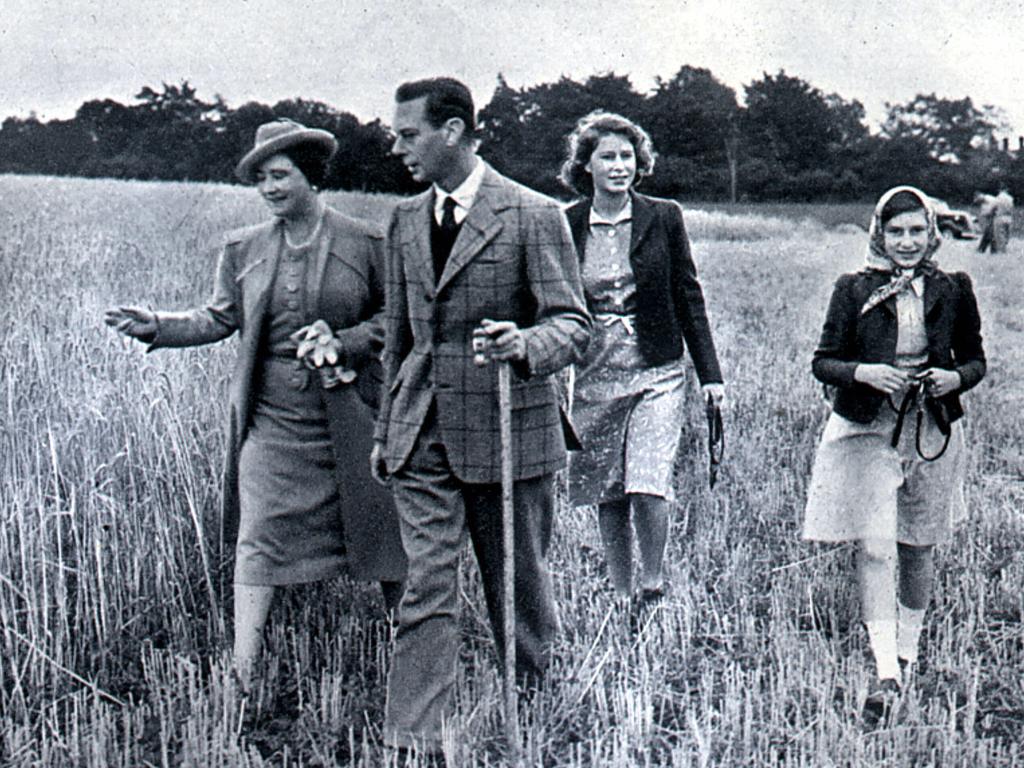 The growing princesses are pictured with their parents in this undated photo. When Elizabeth turned 18 in 1944 her father insisted she be made a counsellor of state, normally something that did not happen until the age of 21. The position meant the King could delegate certain state functions and powers to his daughter, for example when he was overseas. Picture: AFP