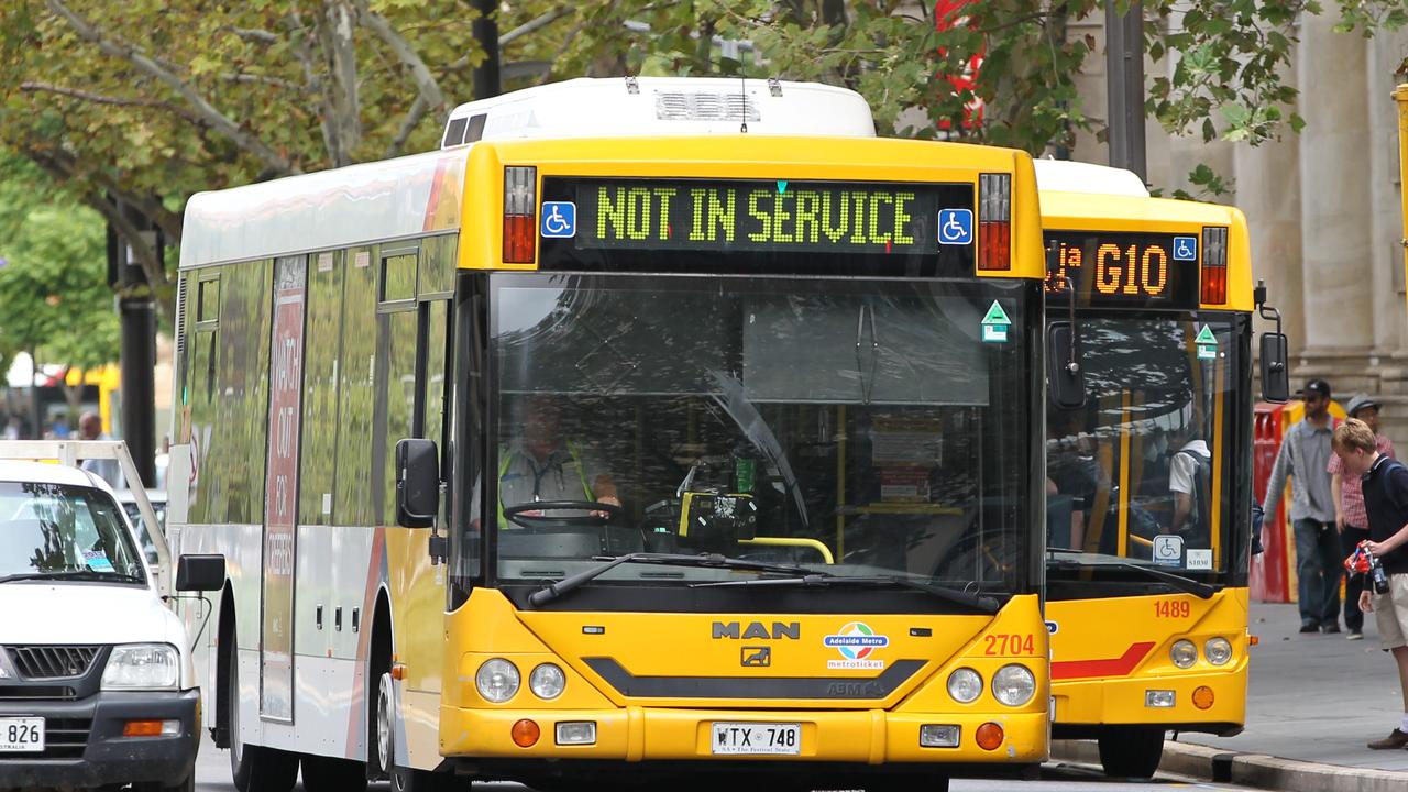 City Connector bus cloud with two routes facing the axe ...