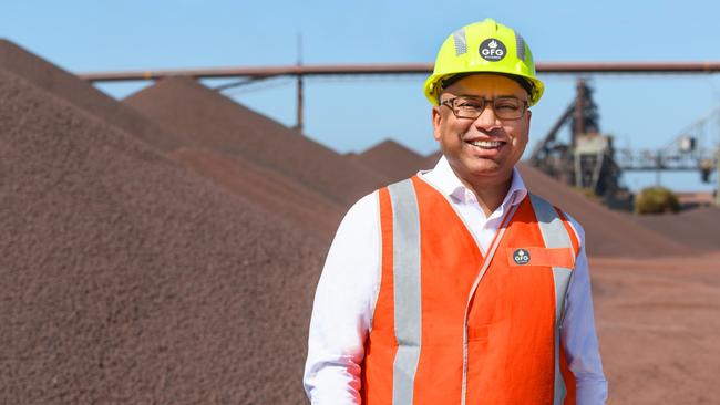 Sanjeev Gupta at one of the company’s mining operations.