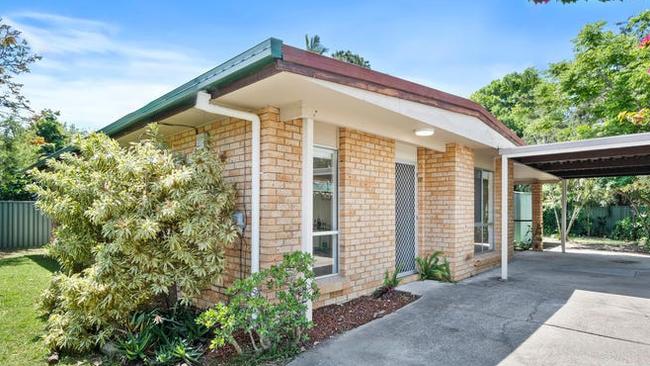 A three-bedroom house listed in Loganholme, one of the affordable Queensland suburbs with high cash flow