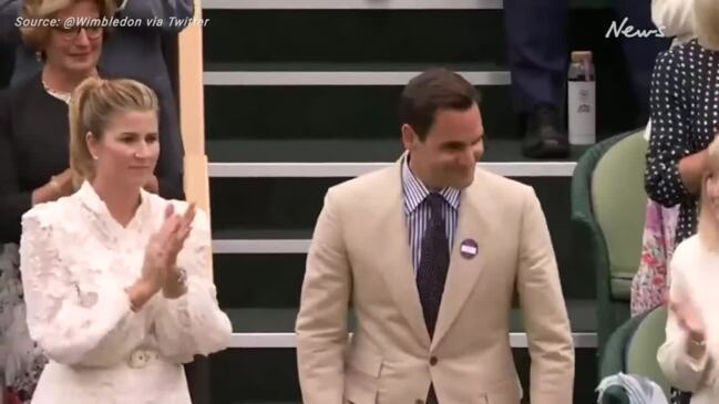 Roger Federer Returns To Wimbledon, Chats With Catherine, Princess