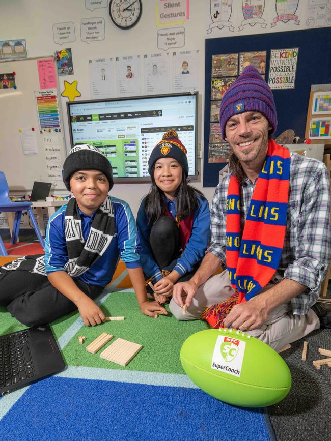 Ryan Kimberley has an interesting way to teach his students about maths - SuperCoach AFL. Picture: Tony Gough