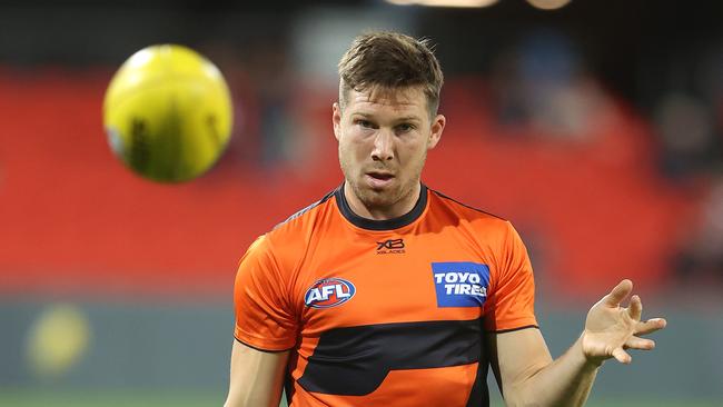 Toby Greene could be in for a big day against the struggling Crows. Picture: Chris Hyde/Getty Images