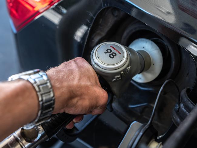 SYDNEY, AUSTRALIA - NewsWire Photos 24, JAN, 2023: A gas pump is seen at a petrol station in Sydney. Picture: NCA NewsWire / Flavio Brancaleone