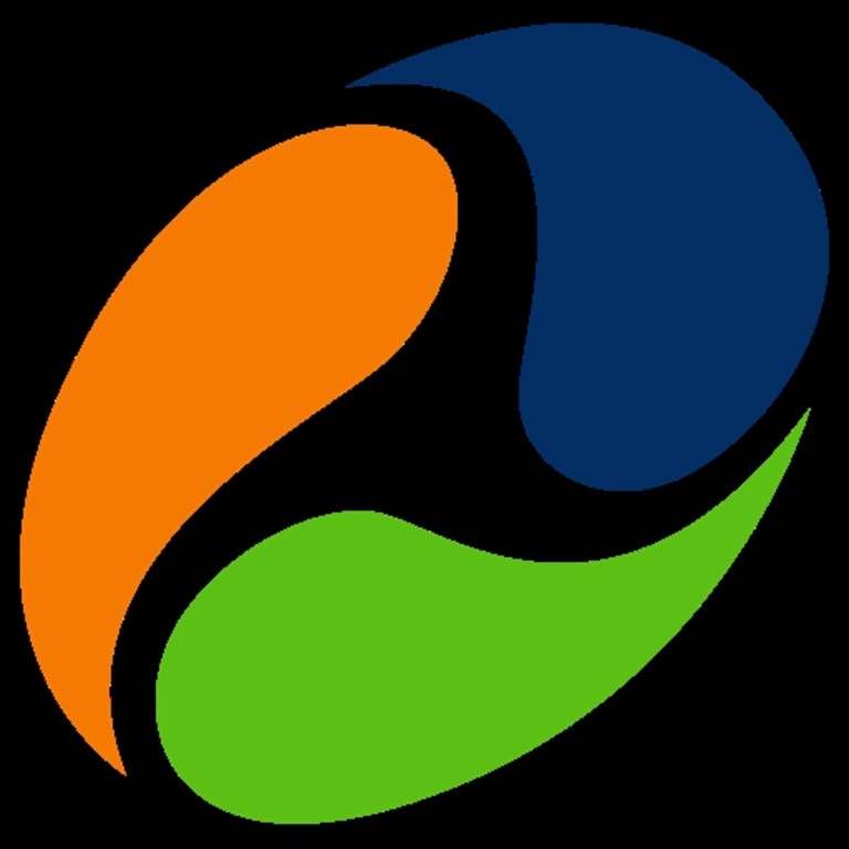 Translink’s original blue, orange and green logo.