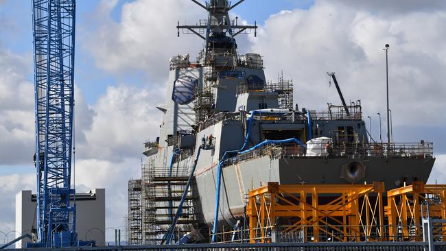 The Osborne Shipyard will receive a cash injection sooner than originally planned. Picture: David Mariuz/AAP