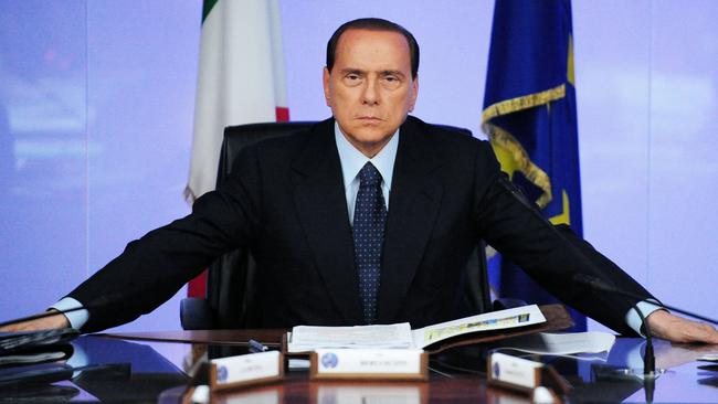 Former Italian prime minister Silvio Berlusconi has died, aged 86. Picture: AFP