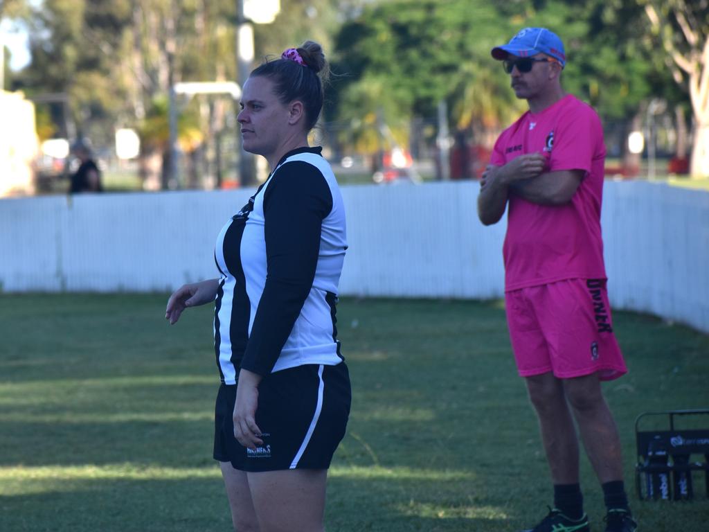 AFL Capricornia senior women, Round 1, Rockhampton Panthers versus Gladstone Suns, at Rockhampton Cricket Grounds on April 13, 2024.