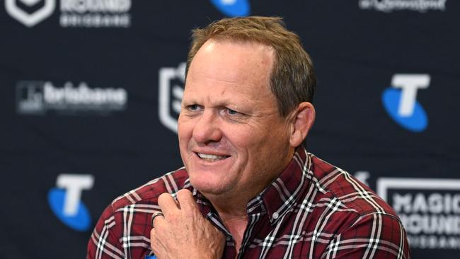 NRL 2023 RD10 Manly-Warringah Sea Eagles v Brisbane Broncos - Kevin Walters Coach. Picture: NRL Photos