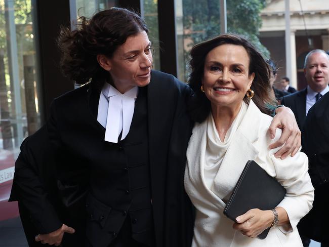 Sue Chrysanthou SC and Lisa Wilkinson. Picture: Don Arnold/Getty Images
