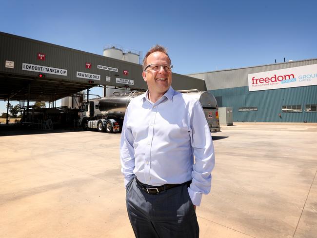 07/12/2017: Freedom Foods Group, CEO Rory McLeod, at the Shepparton Processing plant, in Victoria. Stuart McEvoy for The Australian.