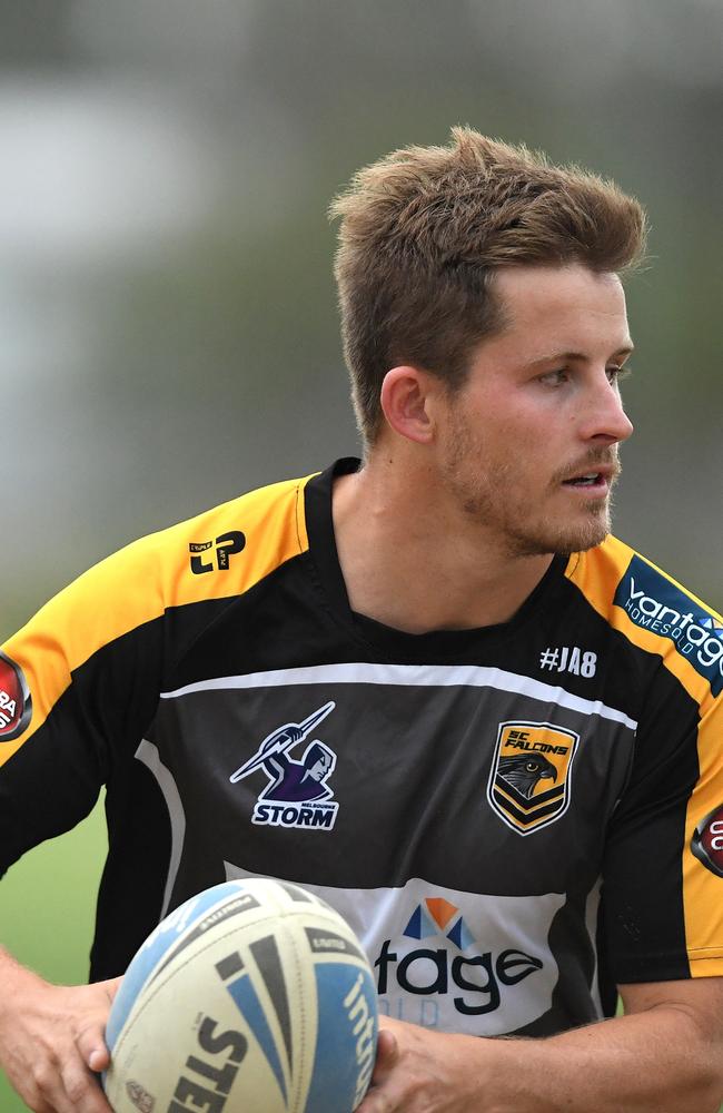 Sunshine Coast Falcons training session. Todd Murphy.