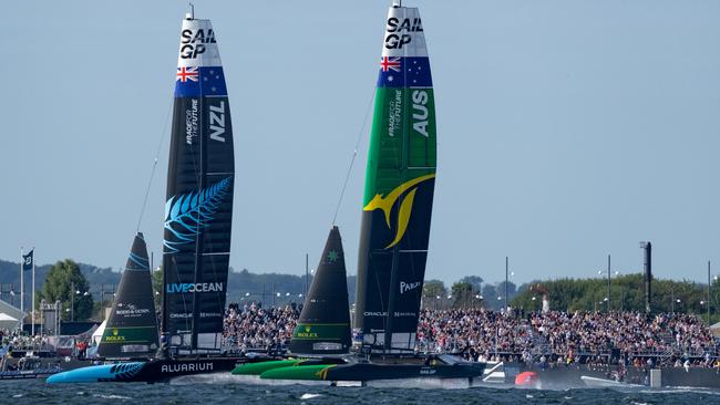 New Zealand and Australia are the team to beat in SailGP. Photo: Bob Martin for SailGP.