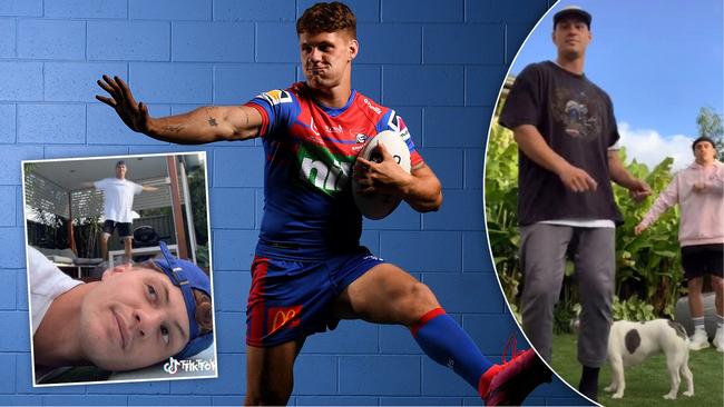 The Newcastle Knights' Kalyn Ponga is an NRL star and TikTok sensation. Picture: Grant Trouville, NRL Photos/TikTok