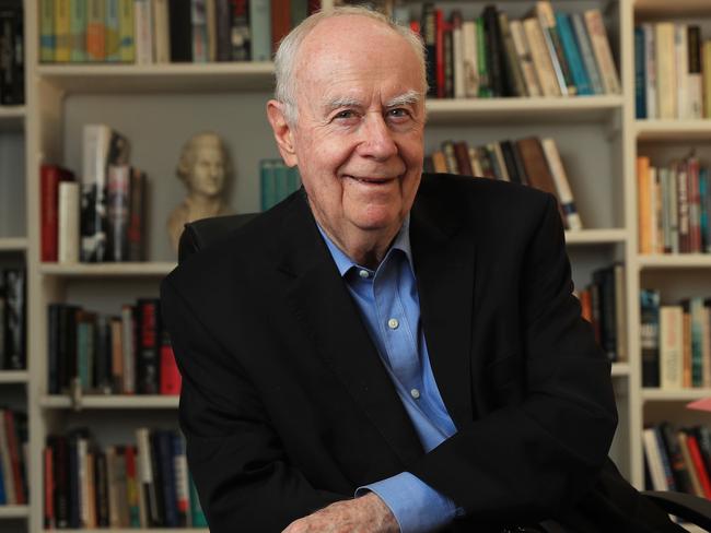 12/7/21: The Australian newspaper's political journalist and commentator who will be doing a podcast of his newspaper column. Pictured at his home in Sydney. John Feder/The Australian.