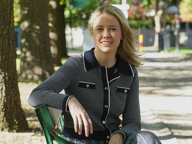 Amelia Hamer says it was an honour to stand as the Liberal candidate in Kooyong. Picture: Luis Enrique Ascui