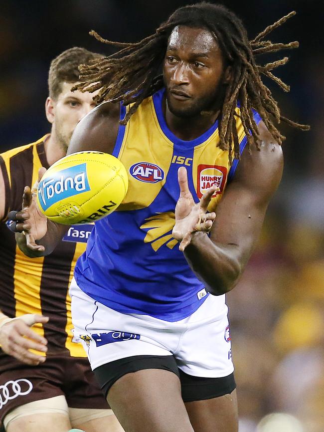 Nic Naitanui is on the comeback trail from a knee injury. Picture: Michael Klein