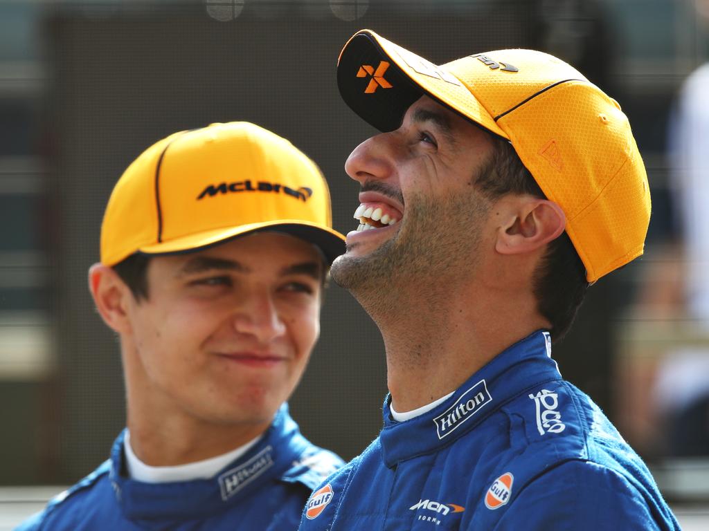 Daniel Ricciardo and Lando Norris won’t give each other an inch this season. (Photo by Joe Portlock/Getty Images)