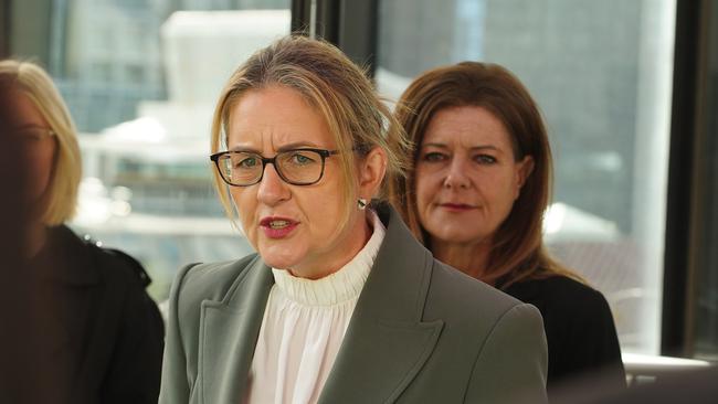 Premier Jacinta Allan deflected any questions on the topic. Picture: NCA NewsWire / Luis Enrique Ascui