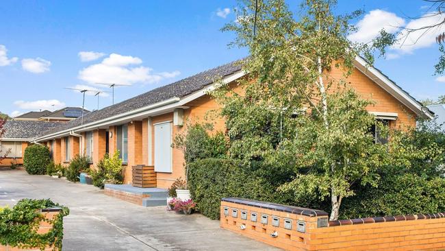 The one-bedroom villa in Melbourne’s Sunshine sold for $295,000.