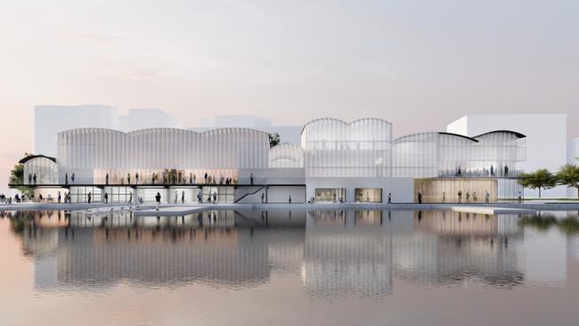 Render- An artist's impression of the new Powerhouse on Albert Park lake. Supplied