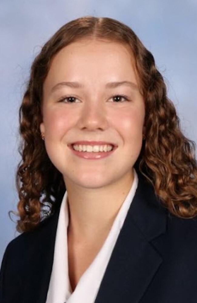 Claire Ingham, Centenary State High School captain. Picture: Contributed