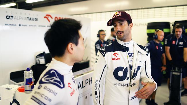 Daniel Ricciardo is now racing for Visa Cash App RB. (Photo by Joe Portlock/Getty Images)