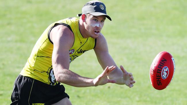 The Tigers are hopeful Tom Lynch will be ready for Round 1. Picture: Getty Images