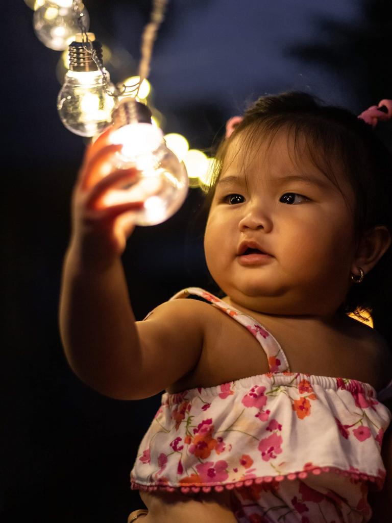 This is Chelsie Alfonso on her first birthday. Picture: Jiwa Agusti