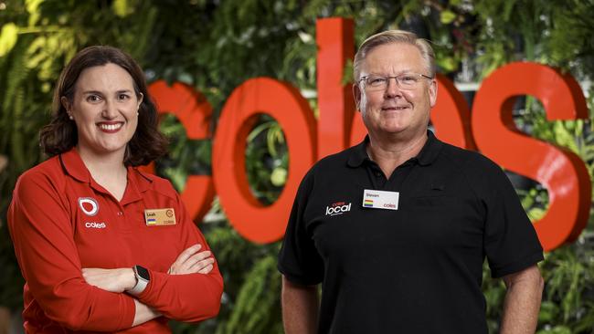 Former Coles boss Steven Cain kicked off the partnership with Ocado and it will now be new Coles CEO Leah Weckert’s issue to fix. Picture: Martin Keep/Coles